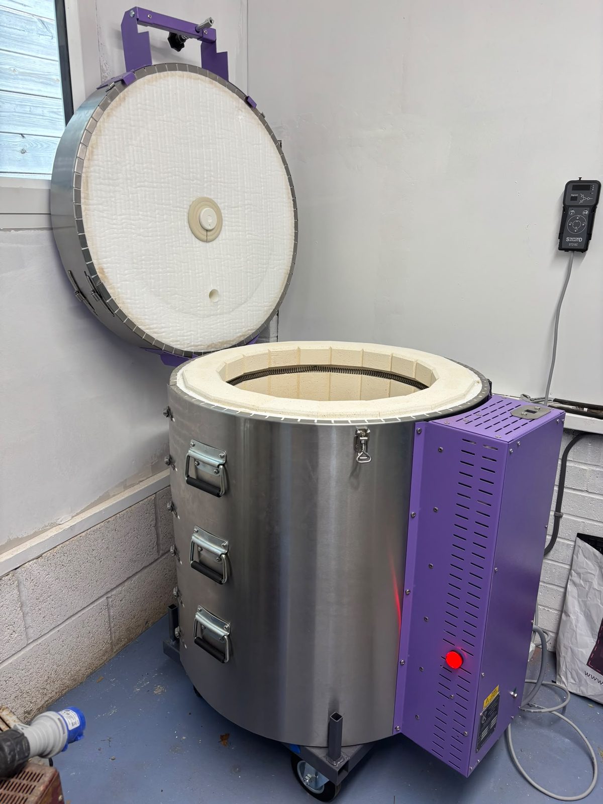 Bertha, the new kiln at The Atelier